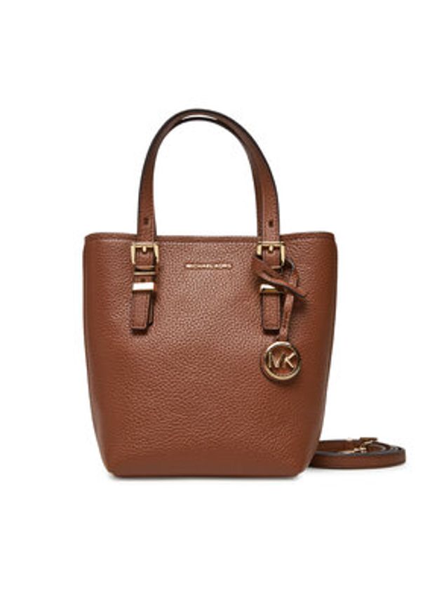 MICHAEL Michael Kors Torebka Quinn 32S5GQNC0L Brązowy. Kolor: brązowy. Materiał: skórzane