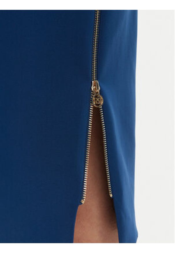 Rinascimento Spódnica ołówkowa CFC0127985003 Niebieski Slim Fit. Kolor: niebieski. Materiał: syntetyk