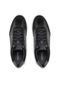 Geox Sneakersy U Wells C U52T5C 022ME C9B4N Czarny. Kolor: czarny. Materiał: zamsz, skóra #2