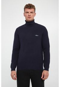 Aeronautica Militare - Golf męski wełniany AERONAUTICA MILITARE. Typ kołnierza: golf. Materiał: wełna #2