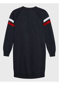 TOMMY HILFIGER - Tommy Hilfiger Sukienka codzienna KG0KG07008 D Granatowy Regular Fit. Okazja: na co dzień. Kolor: niebieski. Materiał: bawełna. Typ sukienki: proste. Styl: casual