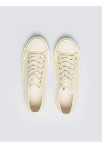 Big-Star - Trampki damskie niskie żółte TT274287 201. Nosek buta: okrągły. Zapięcie: sznurówki. Kolor: żółty. Materiał: materiał. Sezon: wiosna, lato. Styl: klasyczny #4