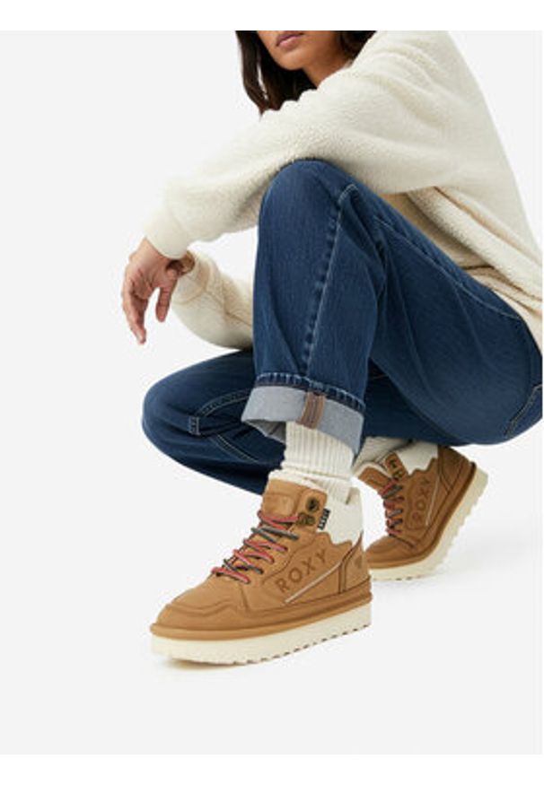 Roxy Trzewiki CEO-V12-1126 Beżowy. Kolor: beżowy. Materiał: materiał