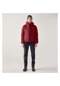 Damska kurtka puchowa Haglöfs Särna Mimic. Typ kołnierza: kaptur. Kolor: czerwony. Materiał: puch. Sport: turystyka piesza #2