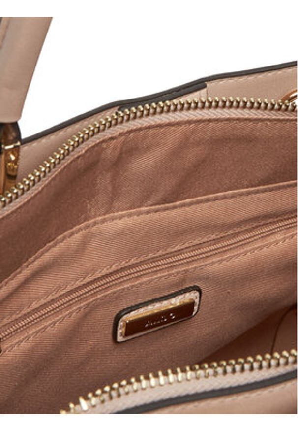 Aldo Torebka Eile 13990289 Écru. Materiał: skórzane