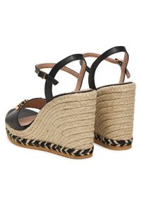 Love Moschino - LOVE MOSCHINO Espadryle JA1615BI0OIA0000 Czarny. Kolor: czarny. Materiał: skóra #5