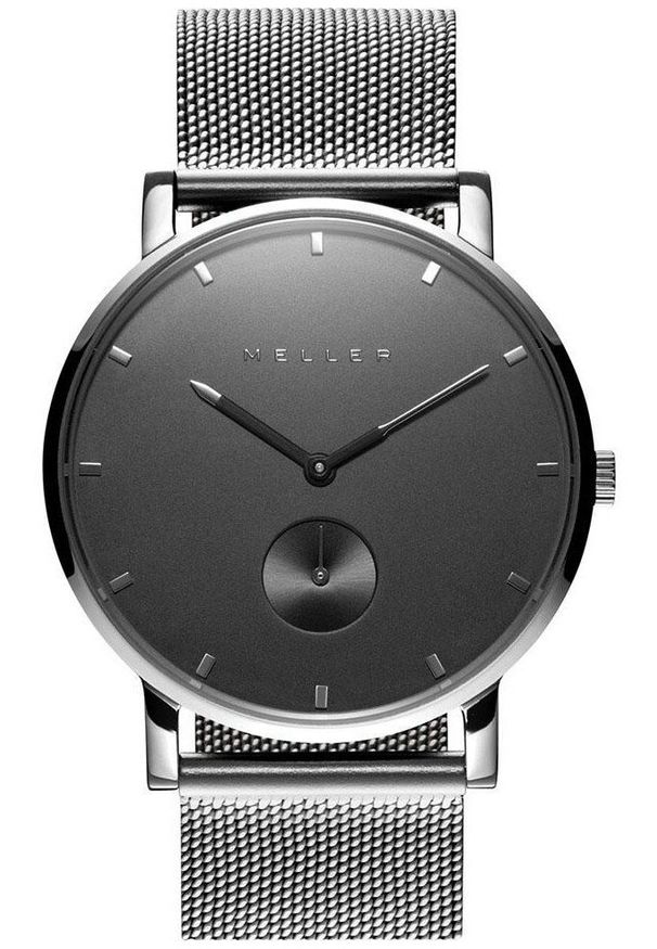 MELLER - Zegarek męski Meller 2SG-2GREY srebrny. Kolor: srebrny