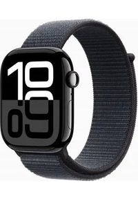 APPLE - Smartwatch Apple Apple Watch Series 10 OLED 46 mm Cyfrowy 416 x 496 px Ekran dotykowy Czarny Wi-Fi GPS. Rodzaj zegarka: smartwatch. Kolor: czarny