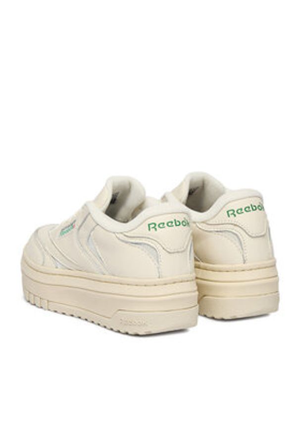 Reebok Sneakersy EO-CLUB C EXTRA 100010060 Écru. Kolor: kremowy. Materiał: skóra. Model: Reebok Club