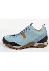 Buty sportowe trekkingowe damskie Aku Nativa Canvas. Kolor: niebieski. Materiał: tkanina. Szerokość cholewki: normalna. Styl: sportowy