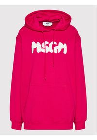 MSGM Bluza 3341MDM182 227799 Różowy Regular Fit. Kolor: różowy. Materiał: bawełna
