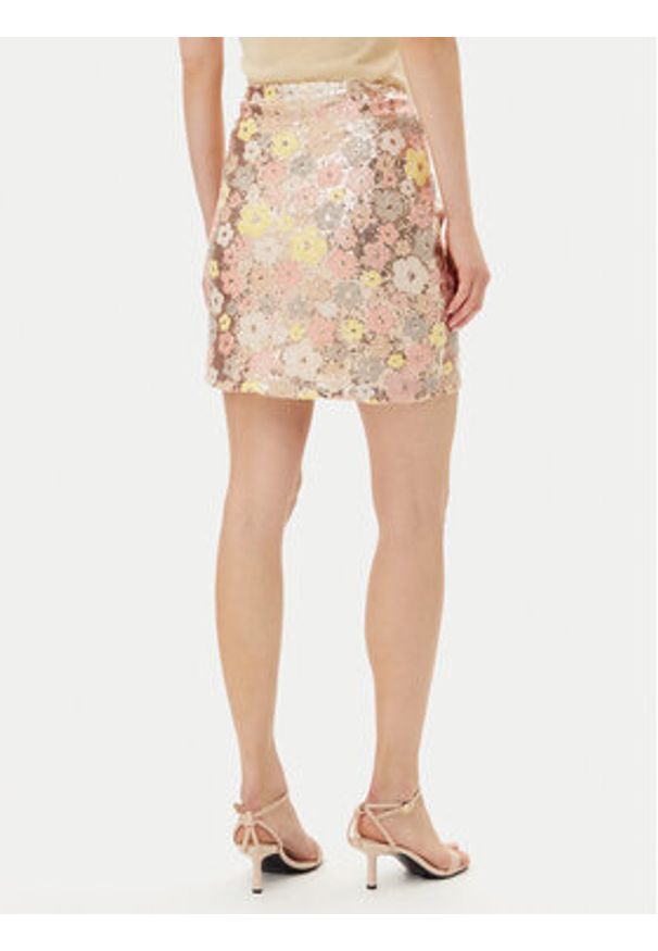 Bruuns Bazaar Spódnica mini Alternifolius Joannas BBW4519 Kolorowy Regular Fit. Materiał: syntetyk. Wzór: kolorowy