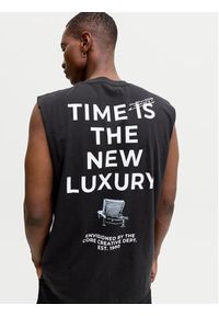 Jack & Jones Tank top Eterna 12295670 Czarny Loose Fit. Kolor: czarny. Materiał: bawełna #7