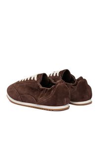 Gino Rossi - GINO ROSSI Sneakersy C-GR025 Brązowy. Kolor: brązowy. Materiał: zamsz, skóra #6