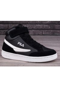Buty dziecięce za kostkę Fila CREW VELCRO MID KIDS. Wysokość cholewki: za kostkę. Kolor: biały, wielokolorowy, czarny