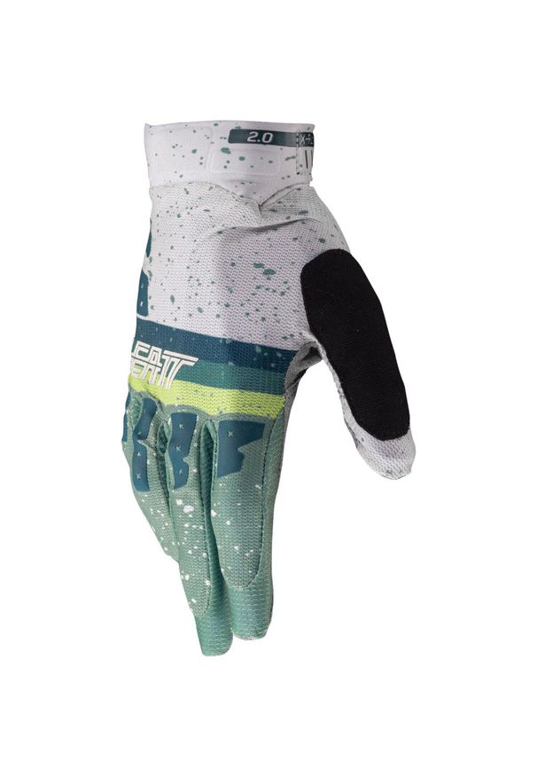 LEATT - Rękawiczki rowerowe Leatt Glove MTB 2.0 X-Flow. Kolor: wielokolorowy, niebieski, zielony