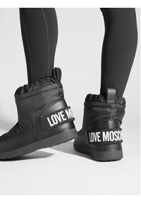 Love Moschino - LOVE MOSCHINO Śniegowce JA24972G0HEB0000 Czarny. Kolor: czarny. Materiał: materiał #3