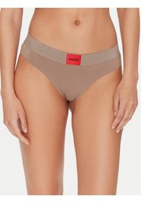 Hugo - HUGO Figi klasyczne Brief Red Label 50502754 Brązowy. Kolor: brązowy. Materiał: bawełna