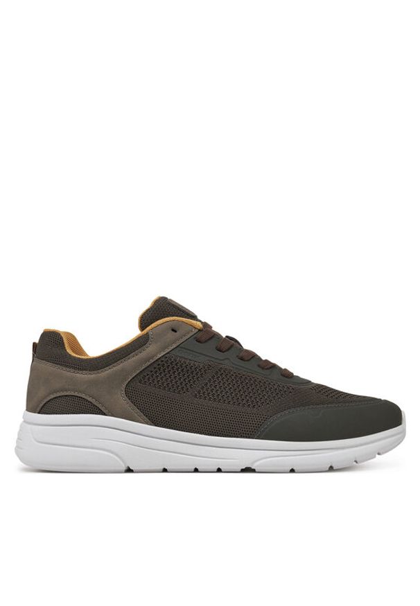 Geox Sneakersy U Klaiver U55LBB 06K9J C3009 Khaki. Kolor: brązowy. Materiał: materiał