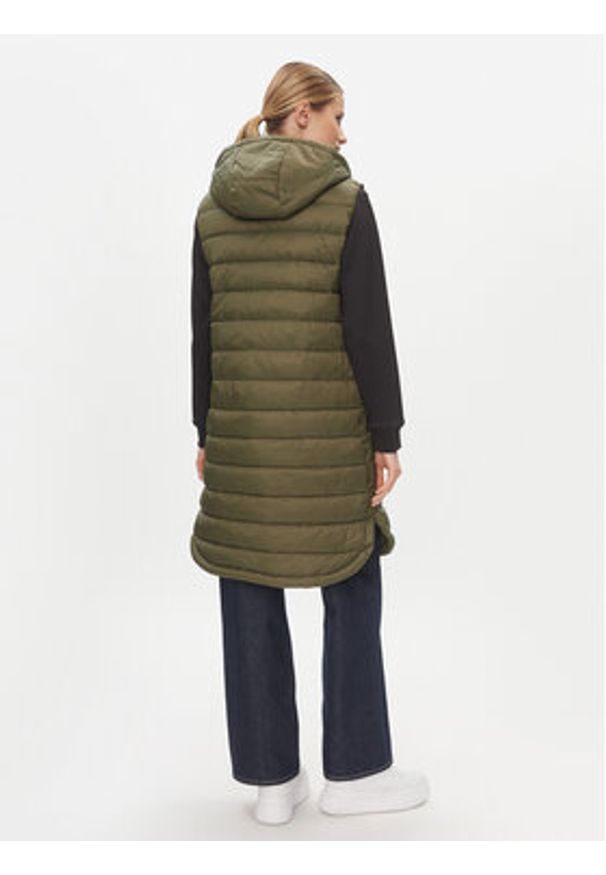 only - ONLY Bezrękawnik Melody 15258350 Khaki Regular Fit. Kolor: brązowy. Materiał: syntetyk. Długość rękawa: bez rękawów