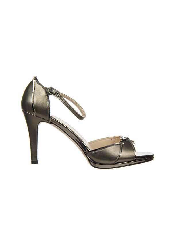 Sandały Bayla-187 587-1109 Platinum 187115, Czarny, Skóra ekologiczna - 36. Zapięcie: pasek. Kolor: czarny. Materiał: skóra ekologiczna. Wzór: motyw z bajki. Obcas: na obcasie. Wysokość obcasa: średni