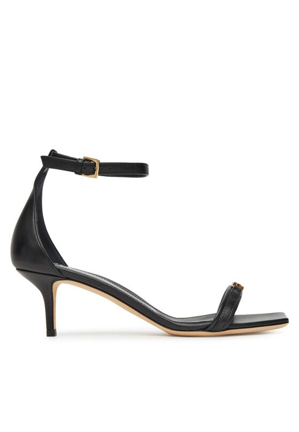 Elisabetta Franchi Sandały SA59L51E2 110 Czarny. Kolor: czarny. Materiał: skóra