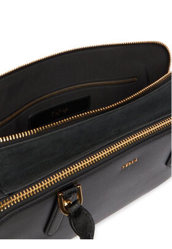 Furla Torebka Giulia M WB01871 BX0460 CN O6000 Czarny. Kolor: czarny. Materiał: skórzane, zamszowe