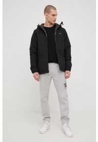 Rip Curl bluza męska kolor czarny z nadrukiem. Kolor: czarny. Materiał: bawełna. Wzór: nadruk #3