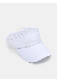 Sinsay - Bawełniany daszek - biały. Kolor: biały. Materiał: bawełna #1