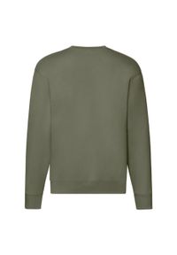 FRUIT OF THE LOOM - Męska Bluza Rozpinana Premium. Kolor: zielony