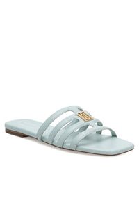 Badura Klapki JEAN-113775 Zielony. Kolor: zielony. Materiał: skóra #5