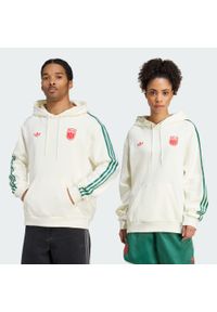 Adidas - Bluza z kapturem Italy (Gender Neutral). Typ kołnierza: kaptur. Kolor: biały