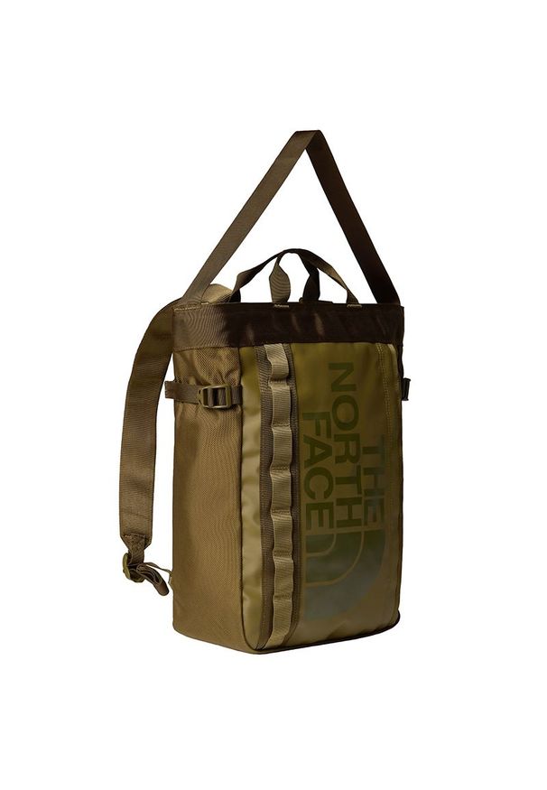 Torba The North Face Base Camp 0A8BK7C7E1 - zielona. Kolor: zielony. Materiał: nylon. Wzór: paski. Sport: fitness