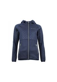 PEAK MOUNTAIN - Kurtka damska Peak Mountain Polarshel Amonwz. Kolor: wielokolorowy, niebieski, szary. Sport: turystyka piesza #1