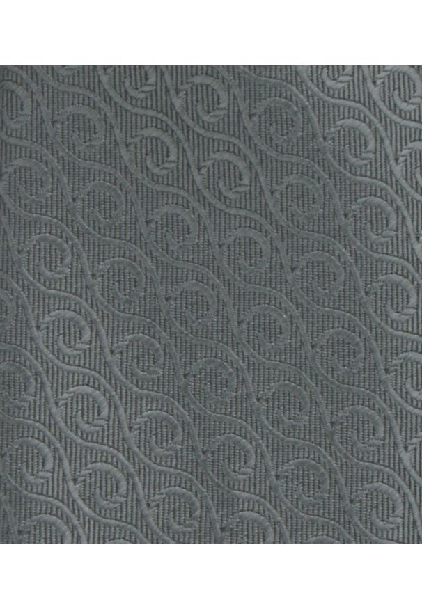 Krawat Męski - Angelo di Monti - Szary, Delikatny Wzór. Kolor: szary. Materiał: tkanina. Styl: wizytowy, elegancki