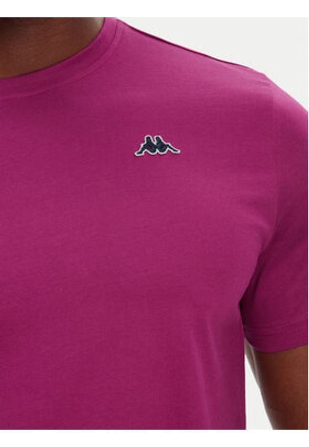 Robe di Kappa T-Shirt Luc 611187W Fioletowy Regular Fit. Kolor: fioletowy. Materiał: bawełna