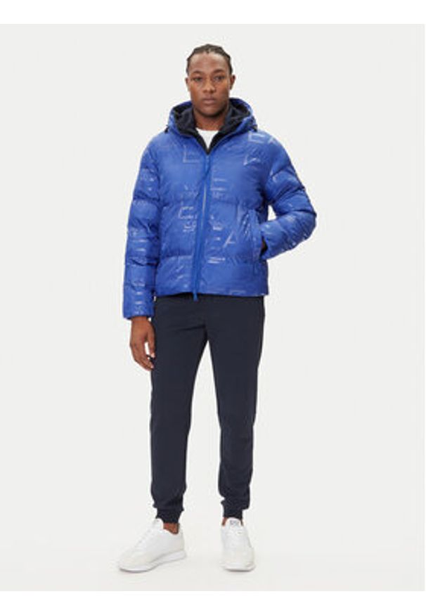 EA7 Emporio Armani Kurtka zimowa 7M000697 AF15969 UB087 Niebieski Modern Fit. Kolor: niebieski. Materiał: syntetyk. Sezon: zima