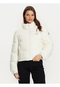 Guess Jeans Kurtka zimowa W4BL20 WGII2 Écru Regular Fit. Materiał: syntetyk. Sezon: zima #1