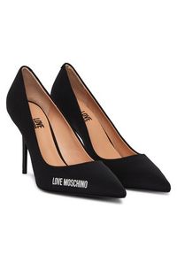 Love Moschino - LOVE MOSCHINO Szpilki JA10299G1OIM0000 Czarny. Kolor: czarny. Materiał: skóra. Obcas: na szpilce #6