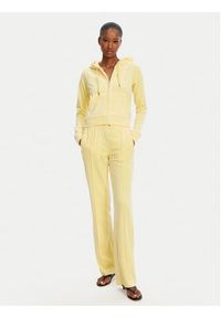 Juicy Couture Bluza Madison JCWA122001 Żółty Slim Fit. Kolor: żółty. Materiał: syntetyk