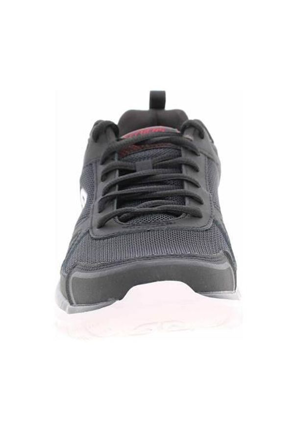 skechers - Buty do biegania męskie, Skechers Track-Scloric. Kolor: czarny. Materiał: syntetyk, tkanina, materiał