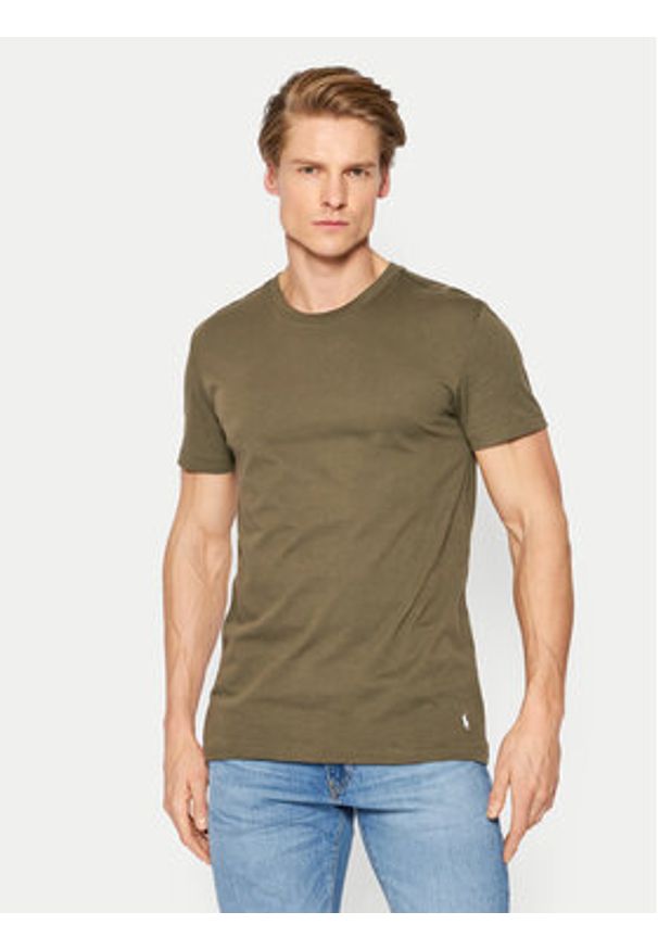 Polo Ralph Lauren Komplet t-shirtów 714830304013 Zielony Regular Fit. Typ kołnierza: polo. Kolor: zielony. Materiał: bawełna