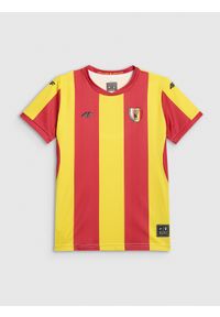 4f - 4F Koszulka klubowa domowa z sezonu 2025/26 dziecięca 4F x Korona Kielce - multikolor 122/128 (6-8 lat). Okazja: do domu. Kolor: wielokolorowy. Materiał: włókno, dzianina. Długość: długie. Sezon: lato. Styl: klasyczny, sportowy