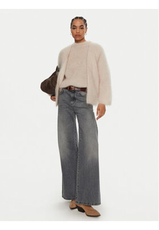 Dixie Kardigan M277K004A Écru Relaxed Fit. Materiał: syntetyk