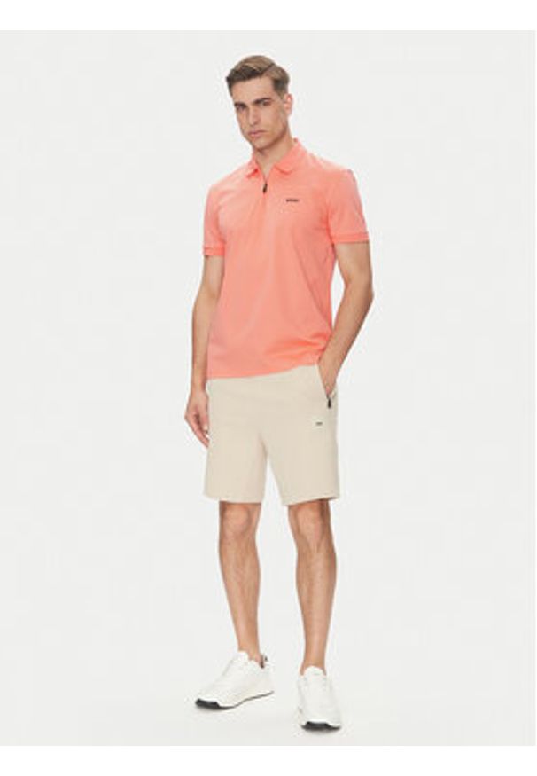 BOSS Szorty sportowe Headlo 50537199 Beżowy Regular Fit. Kolor: beżowy. Materiał: bawełna. Styl: sportowy