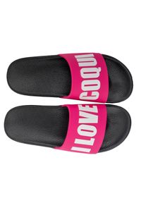 Klapki basenowe dziecięce Coqui Ruki. Kolor: czarny, różowy, wielokolorowy. Styl: sportowy #1