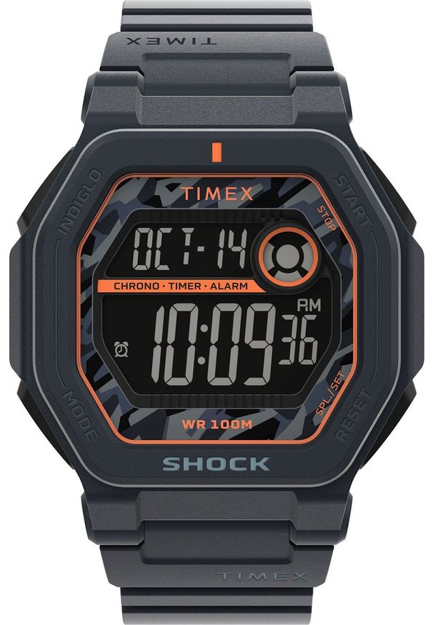 Zegarek Timex Zegarek męski TW2V93800 szary. Kolor: szary