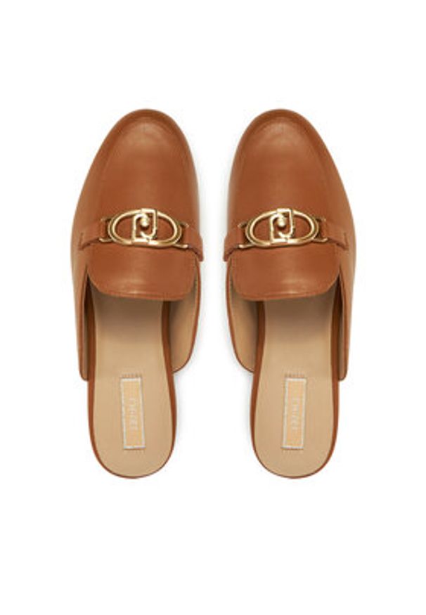 Liu Jo Klapki SA5035 PX460 Brązowy. Kolor: brązowy. Materiał: skóra