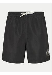 Jack & Jones - Jack&Jones Szorty kąpielowe Jpstbeach 12249449 Czarny Regular Fit. Kolor: czarny. Materiał: syntetyk