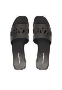 Karl Lagerfeld - KARL LAGERFELD Klapki Skoot III KL80405C Czarny. Kolor: czarny. Materiał: skóra #2